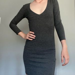 3/$15 Grey bodycon dress